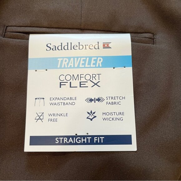 Saddlebred brown traveler pants trousers - Picture 2 of 3